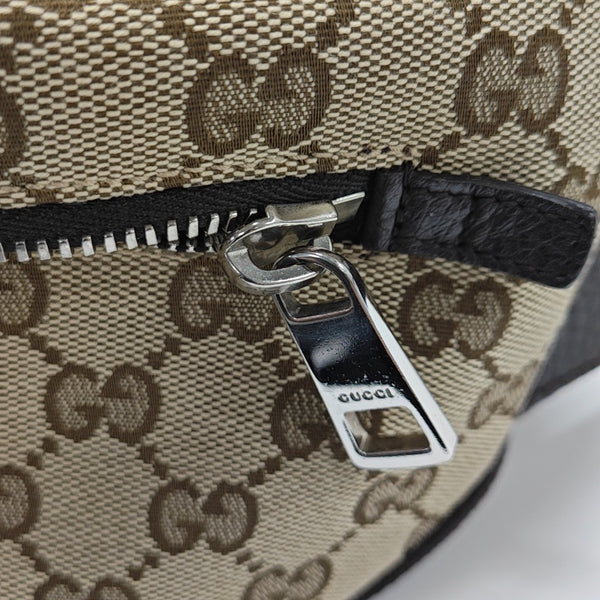Monogram Canvas Shoulder Bag Beige