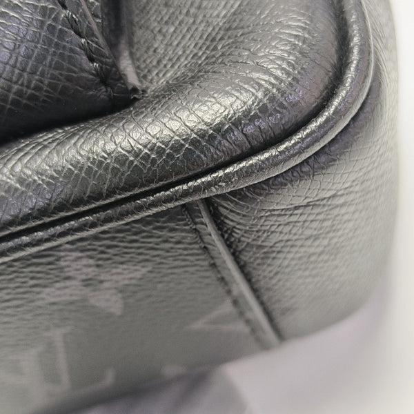TAIGARAMA Monogram Coated Canvas Black