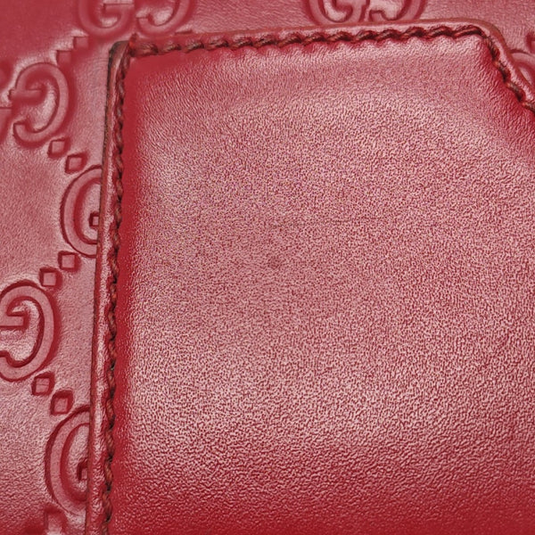 Padlock Small Monogram Calfskin Red