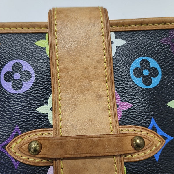 SHIRLEY Monogram Coated Canvas Black