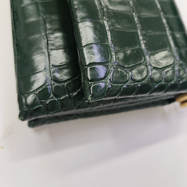 TRIPLET Calfskin Green