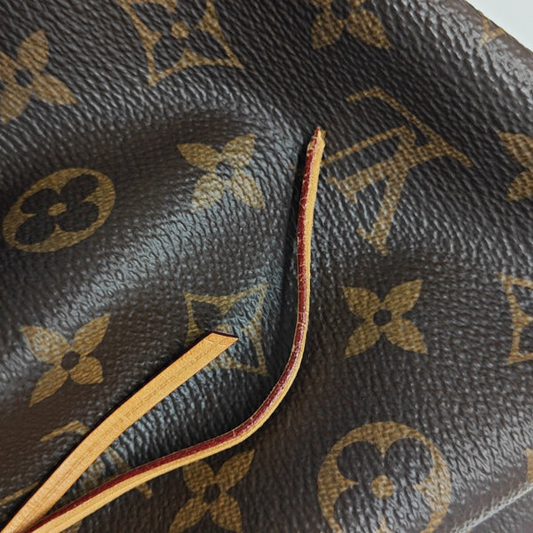 NÉONOÉ Nano Monogram Coated Canvas Brown