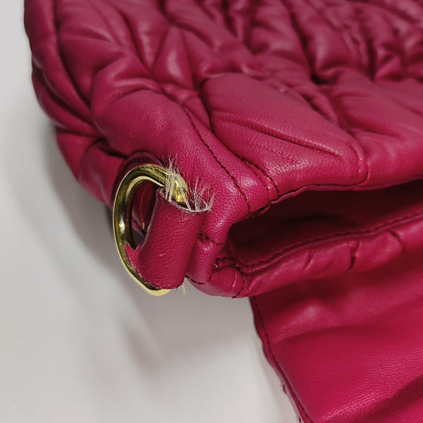 Quilted Lambskin Red