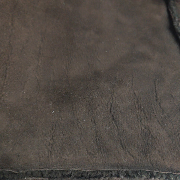 Fabric Top Handle Bag Brown