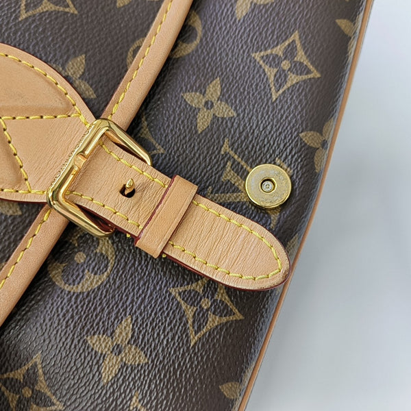 DIANE Monogram Coated Canvas Brown