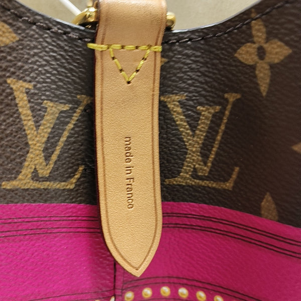 NÉONOÉ MM Monogram Coated Canvas Brown