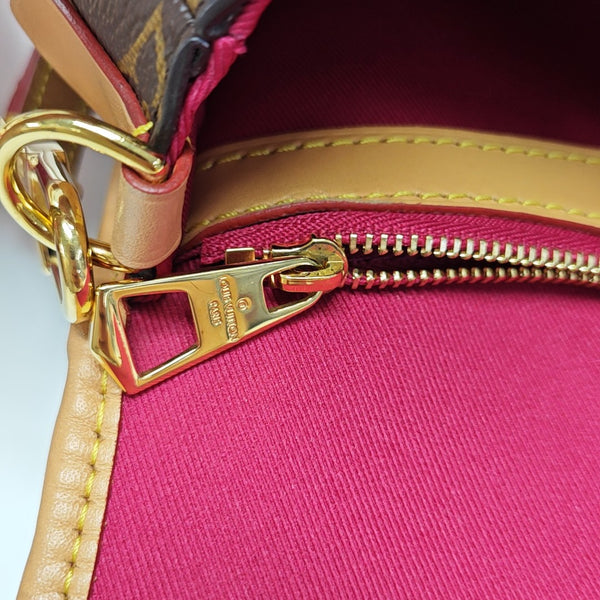 DIANE Monogram Coated Canvas Brown