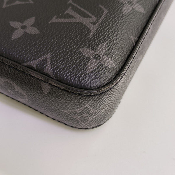 STEAMER Monogram Coated Canvas Black