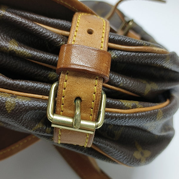 SAUMUR Monogram Coated Canvas Brown