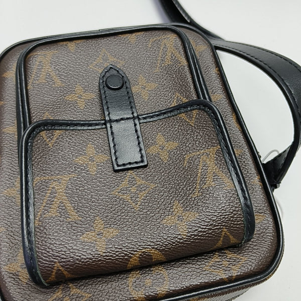 CHRISTOPHER Monogram Coated Canvas Brown