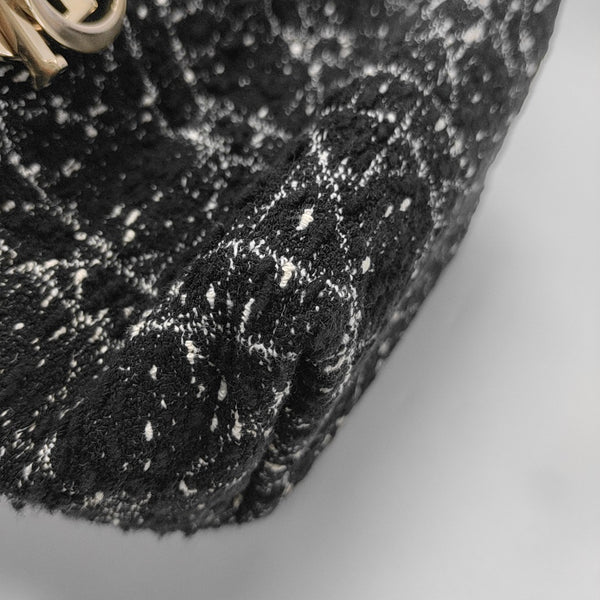 Toujours Small Cannage Wool Black