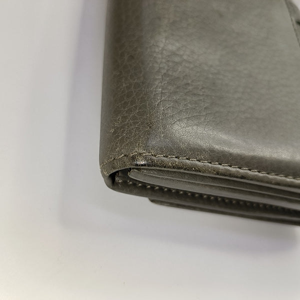 Calfskin Wallet Gray