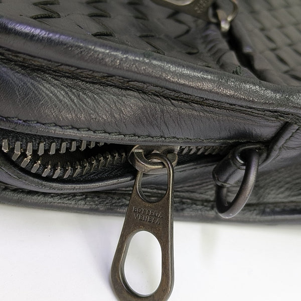 Calfskin Top Handle Bag Black