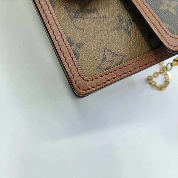 DAUPHINE WOC Monogram Coated Canvas Brown