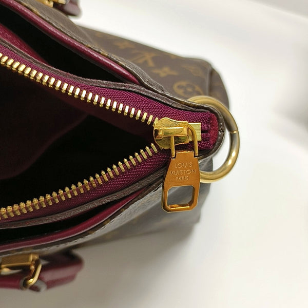 PALLAS Monogram Coated Canvas Brown