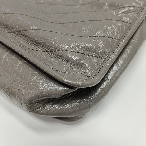 NIKI Medium Chevron Calfskin Brown