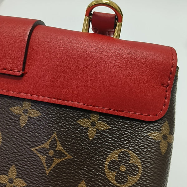 Authenticated pre-owned LOCKY BB Monogram Coated Canvas Red - Shoulder Bag at Looply