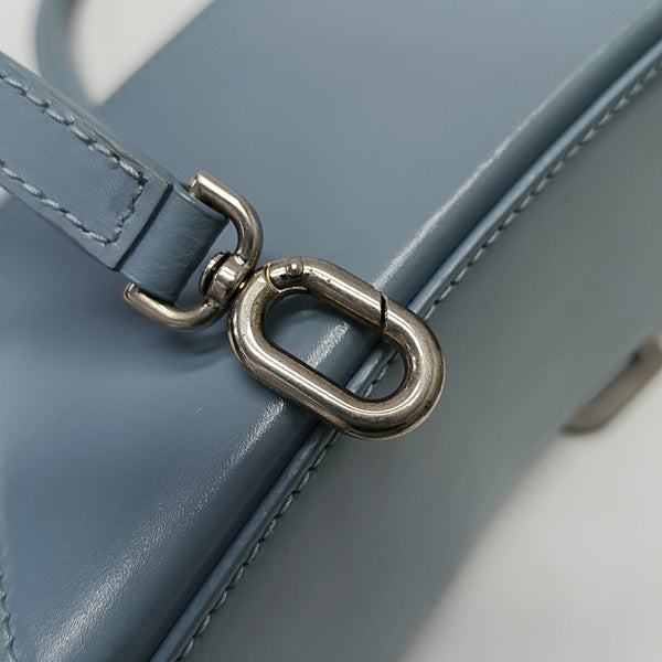 Hourglass S Calfskin Blue