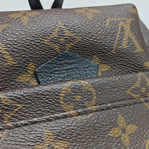 PALM SPRINGS Mini Monogram Coated Canvas Brown