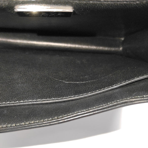 Cahier Quilted Lambskin Black