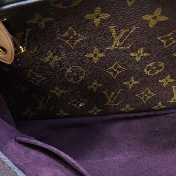 MONTAIGNE Monogram Coated Canvas Brown