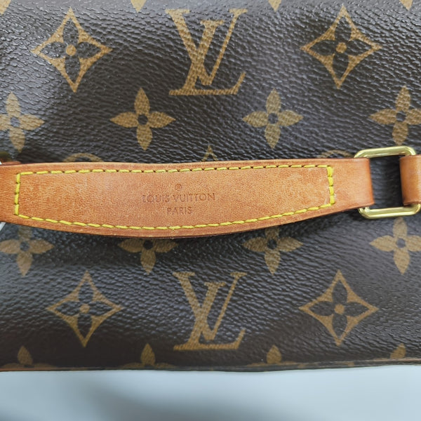 NICE BB Monogram Coated Canvas Brown