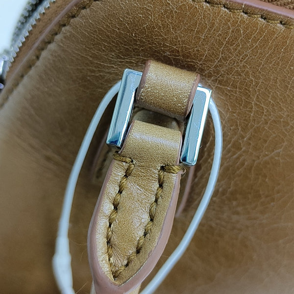 Calfskin Shoulder Bag Brown