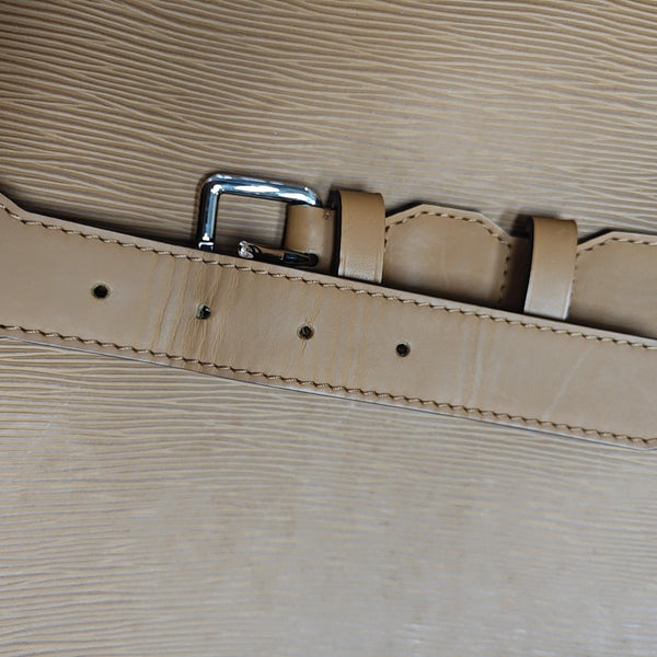 Calfskin Luggage Yellow