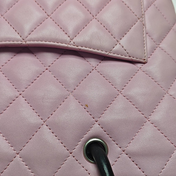 CAMBON Medium Quilted Calfskin Pink