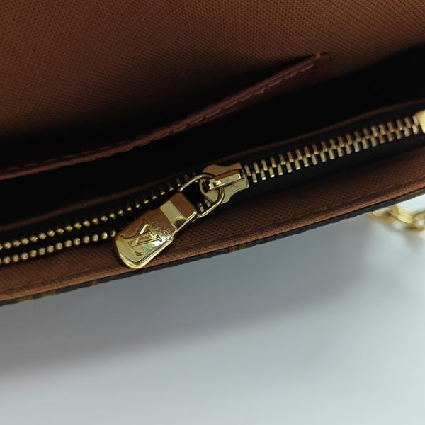 IVY Monogram Coated Canvas Brown