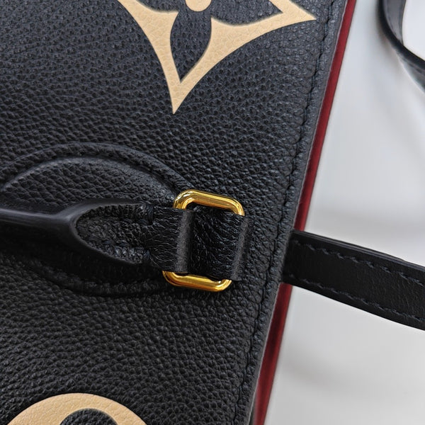 ONTHEGO MM Monogram Calfskin Black