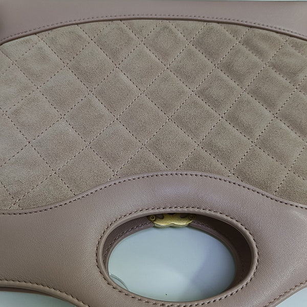 CHANEL 31 Quilted Suede Pink