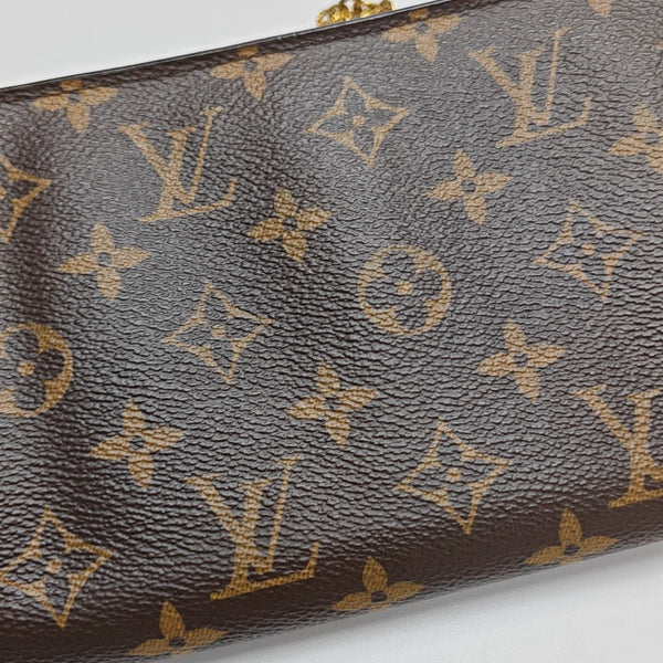 FLORE Monogram Coated Canvas Brown