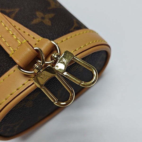 FOLD ME Monogram Coated Canvas Brown
