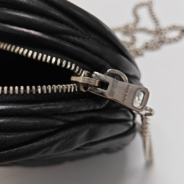 Matelassé Quilted Lambskin Black