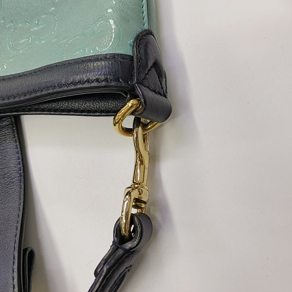 Calfskin Bucket Bag Small Blue