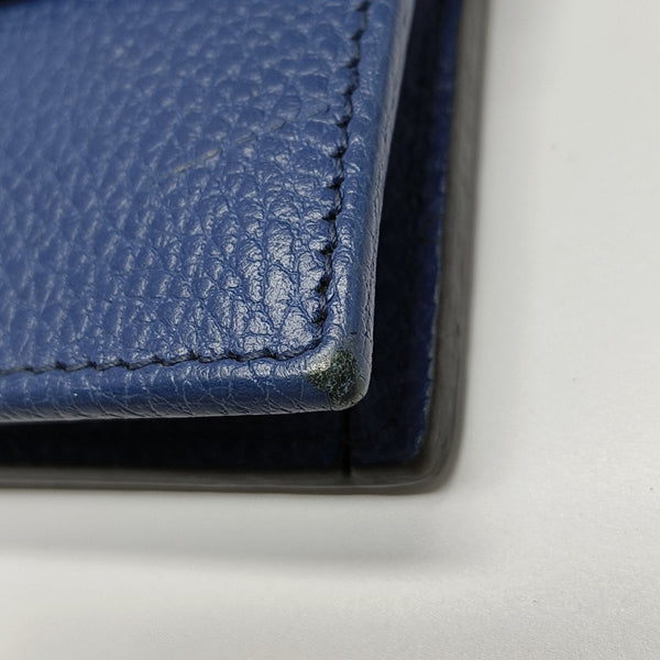 Interlocking G Small Calfskin Blue