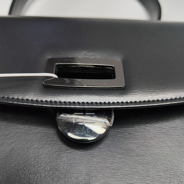 Calfskin Shoulder Bag Black