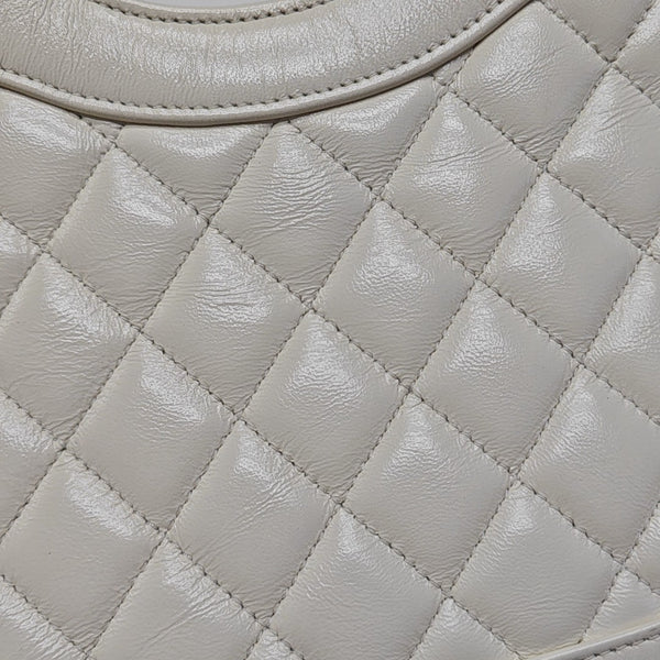 CHANEL 31 Mini Quilted Lambskin White