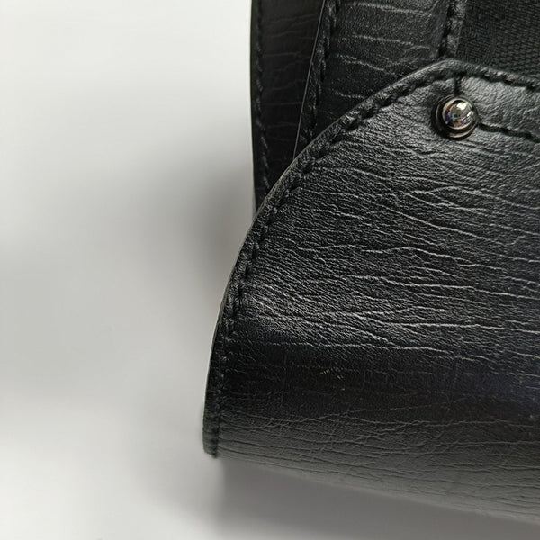 Monogram Canvas Top Handle Bag Black