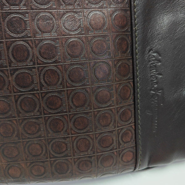 Calfskin Crossbody Bag Brown