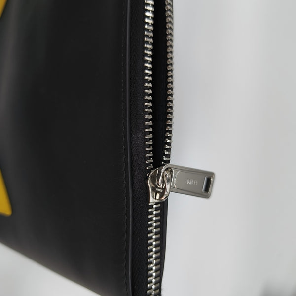 Calfskin Clutch Medium Black