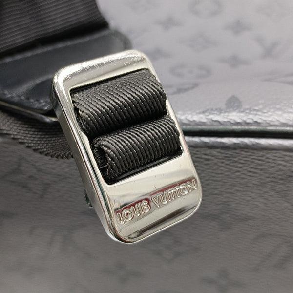 CHRISTOPHER Monogram Coated Canvas Gray
