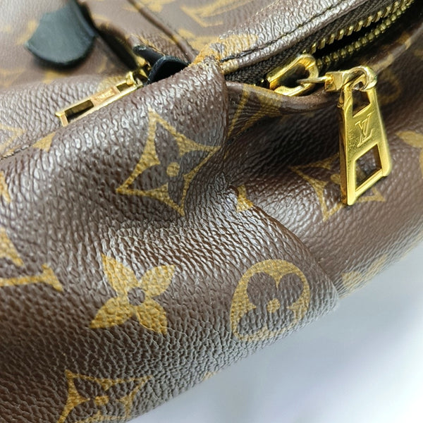 PALM SPRINGS PM Monogram Coated Canvas Brown