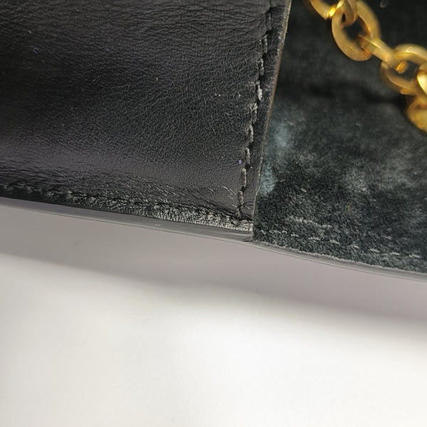 Calfskin Shoulder Bag Black