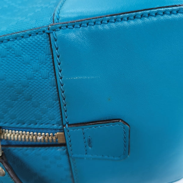 Quilted Calfskin Shoulder Bag Blue