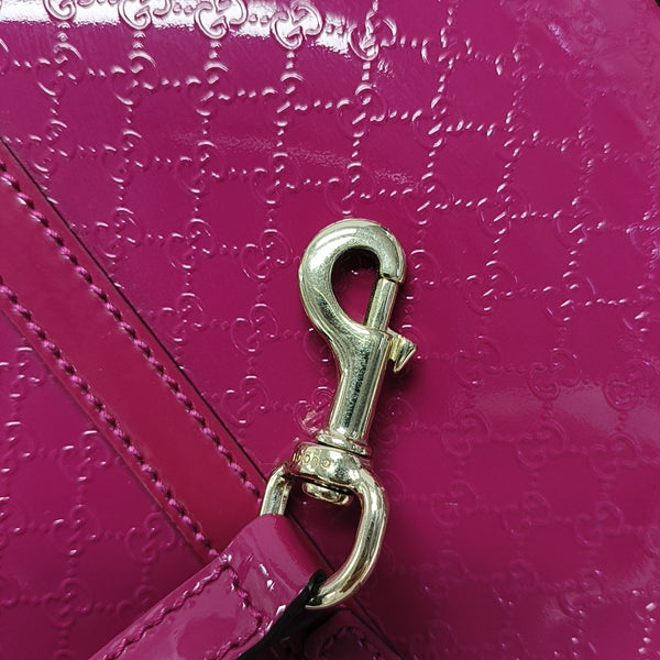 Microguccissima Monogram Calfskin Red