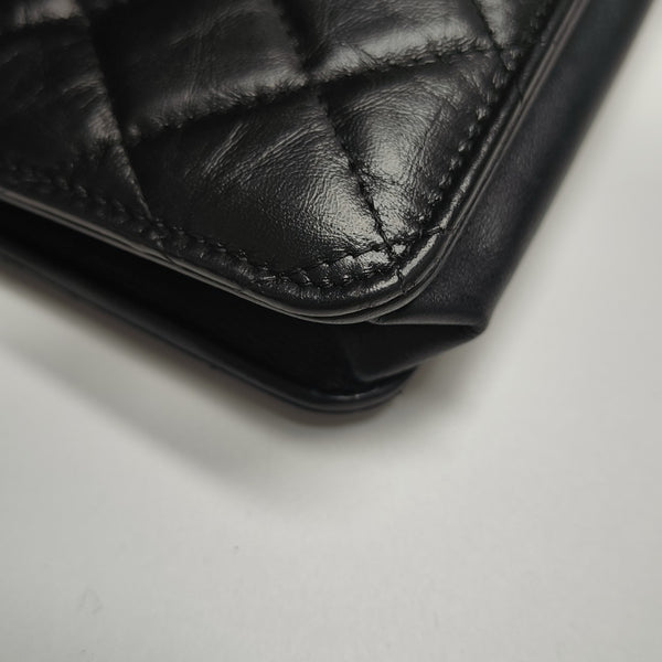 2.55 Quilted Calfskin Black