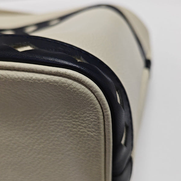 Calfskin Top Handle Bag White