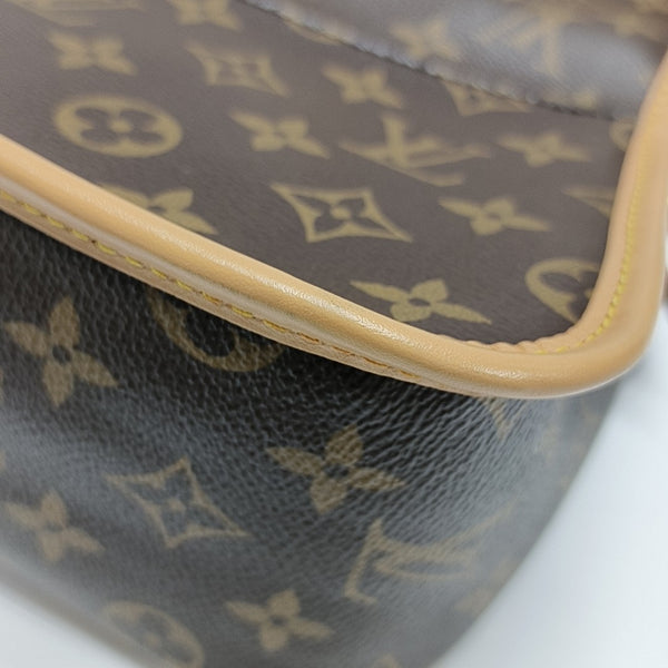 DIANE Monogram Coated Canvas Brown